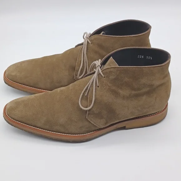 Men's Tan Suede Chukka Boots - Picture 2 of 8